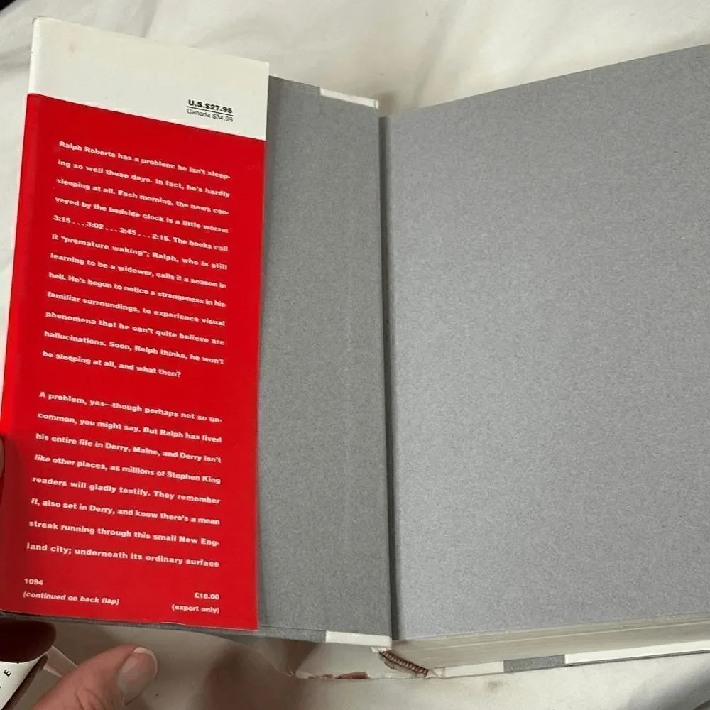 Insomnia Stephen King Hardcover TRUE 1ST EDITION 1ST PRINT (1994)‎